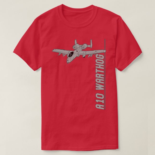 A10 Warthog Thunderbolb II Jet Fighters T-Shirt (Design vorne)