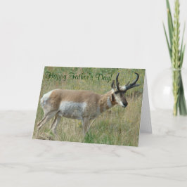 A12 Pronghorn Antelope Buck Karte