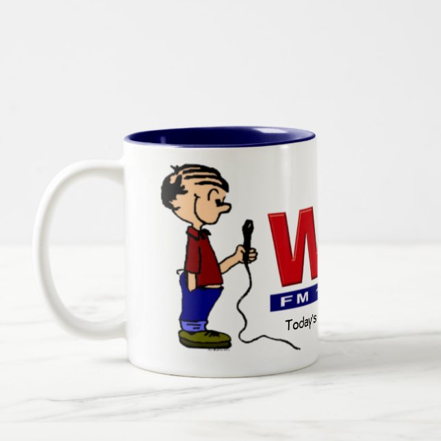 A12 - WCDO Ansager-Typ-Kaffee-Tasse Zweifarbige Tasse (Links)