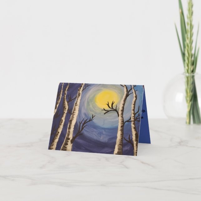 A155C - Sehr gut laufen Dankeskarte (Vorderseite)