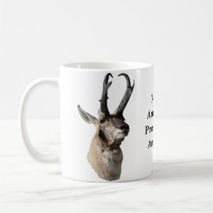 A18 Pronghorn Antilopen-Kopf Kaffeetasse