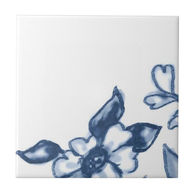 A2 - Delft-Korb-Wandfliese - A2 Fliese (Vorderseite)