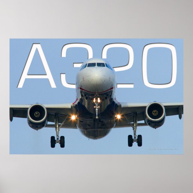 A320 AIRLINER POSTER (Vorne)