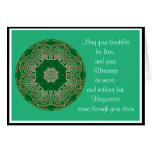 A35 keltischer Knoten kaleidoskopisches Card.9