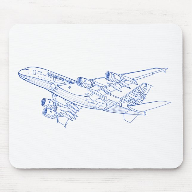 A380 Airbus Mousepad (Vorne)