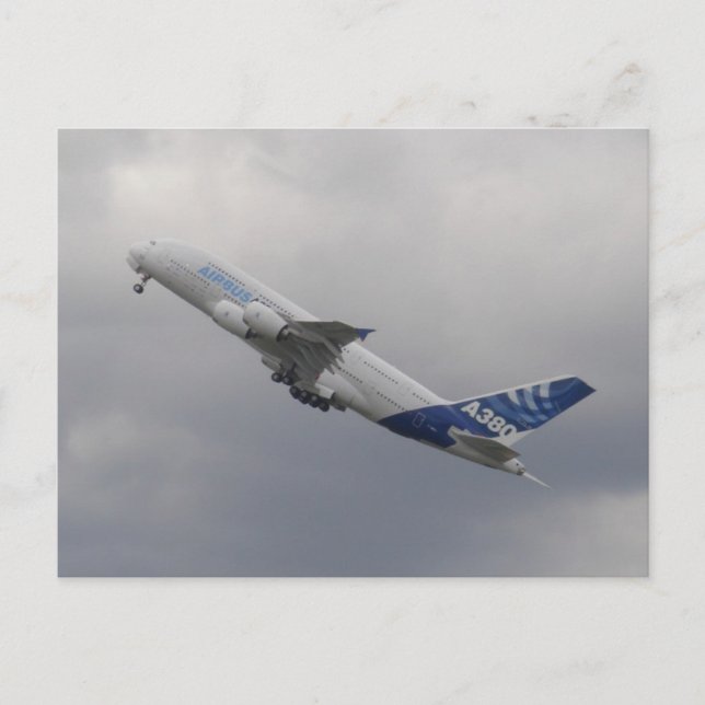 A380 POSTKARTE (Vorderseite)