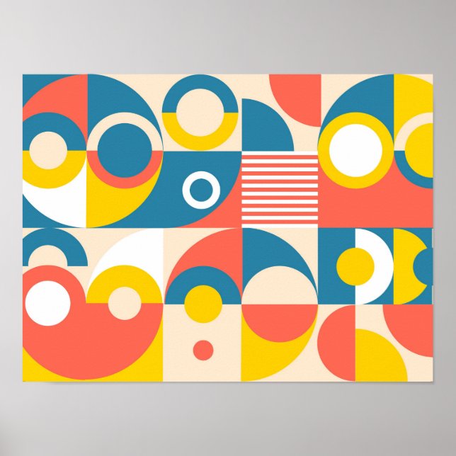 A3 Bauhaus Art Poster 4 (Vorne)