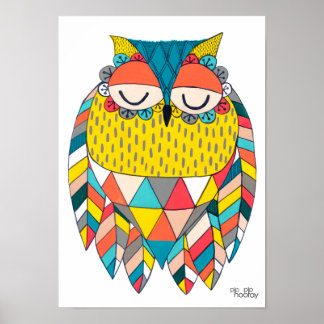A3 Modernes Aztekisches Wunderkind Kunst Illustrat Poster