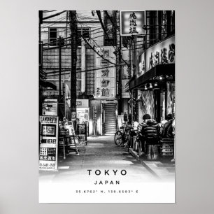 A3 Tokio Japan koordiniert Poster