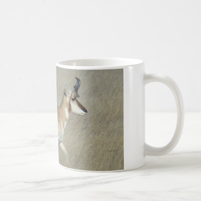 A44 Pronghorn Antelope Buck Kaffeetasse (Rechts)