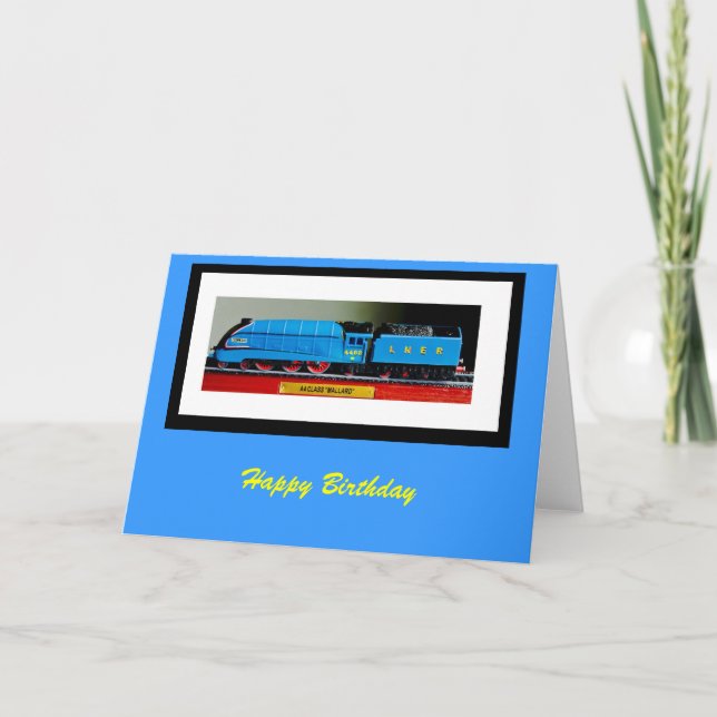 a4 mallard rb, Happy Birthday Karte (Vorderseite)