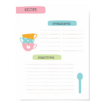 A4 Rezeptvorlage (Sofortdownload)