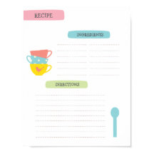 A4 Rezeptvorlage (Sofortdownload)