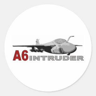 A6 Intruder Runder Aufkleber