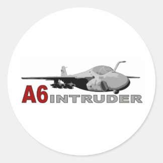 A6 Intruder Runder Aufkleber