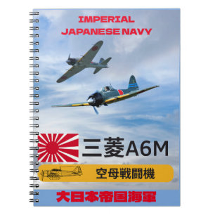 A6M MITSUBISHI "ZERO" FIGHTER SQUADRON NOTIZBLOCK