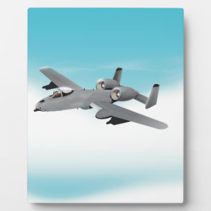 A-10-Bomberflugzeug Fotoplatte