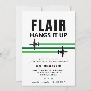 A-10 Party Einladung des Kampfjets