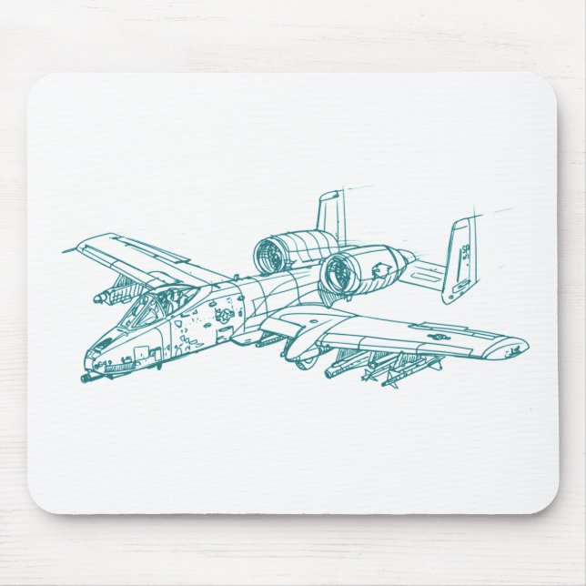 A-10 Thunderbolt 2 Mousepad (Vorne)
