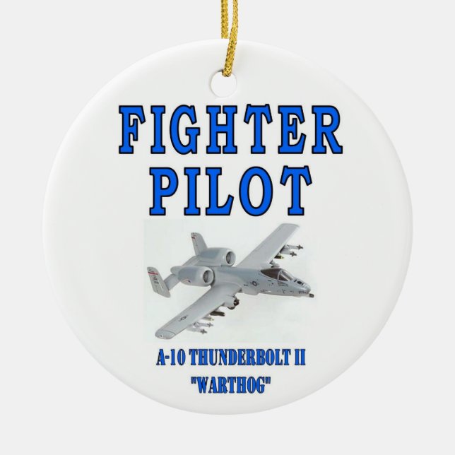 A-10 THUNDERBOLT II KERAMIKORNAMENT (Vorne)