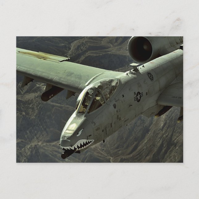 A-10 Thunderbolt II Postkarte (Vorderseite)