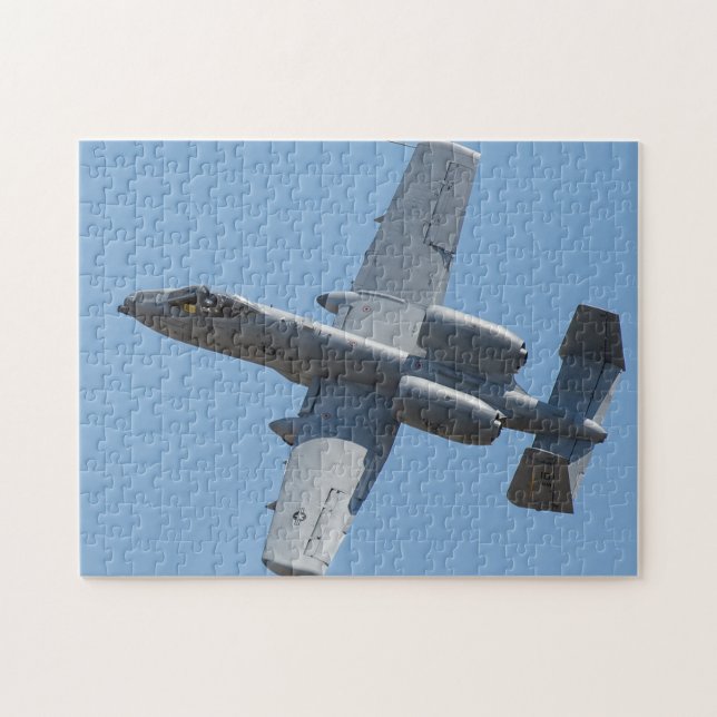 A-10 Thunderbolt. Puzzle (Horizontal)