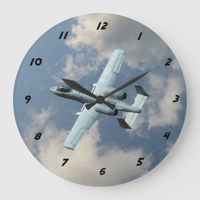 A-10 Warthog Große Wanduhr (Vorderseite)
