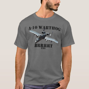 A-10 Warthog Military A10 Thunderbird BRRRRT T-Shirt