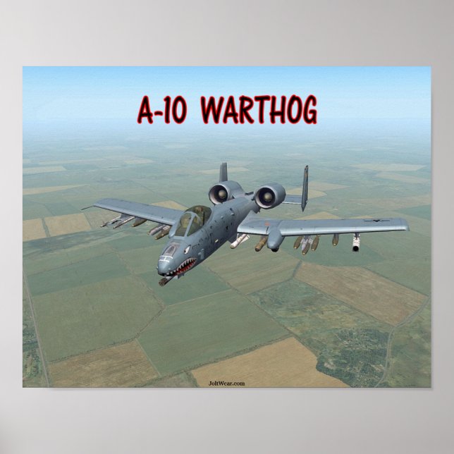 A-10 WARTHOG POSTER (Vorne)