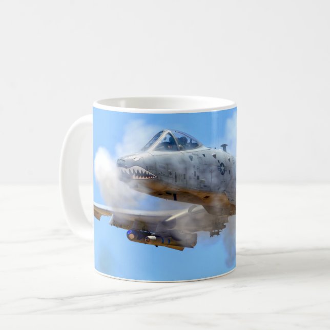 A-10C THUNDERBOLT II Brrrp! Mug Kaffeetasse (Vorderseite Links)