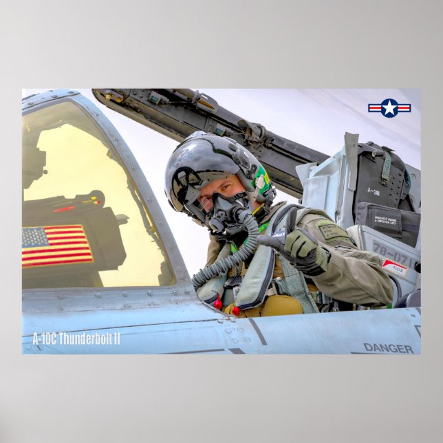 A-10C-THUNDERBOLT II-PILOT POSTER (Vorne)