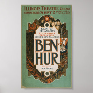 A 1901 Theaterproduktionen Vintage Poster