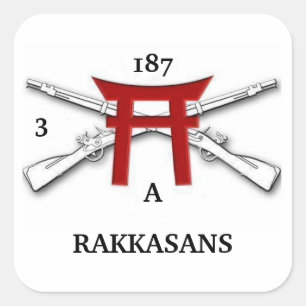 A 3/187. Infanterie RAKKASANS Stickers
