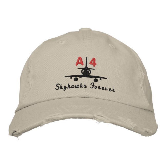 A-4 Golf Hat Bestickte Baseballkappe (Vorderseite)