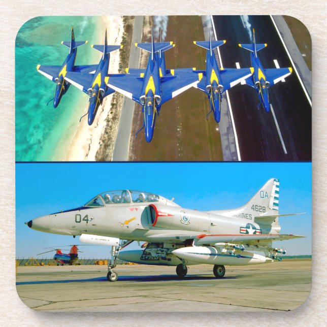 A-4 SKYHAWK GETRÄNKEUNTERSETZER (Vorderseite)