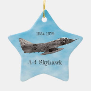 A-4 Skyhawk Keramik Ornament