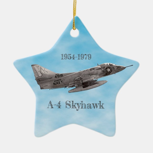 A-4 Skyhawk Keramik Ornament (Vorne)