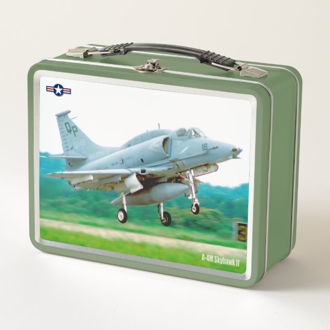 A-4M SKYHAWK II METALL BROTDOSE (Vorderseite)