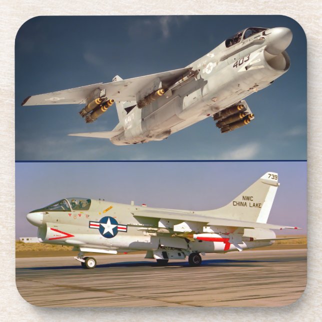 A-7 CORSAIR II GETRÄNKEUNTERSETZER (Vorderseite)