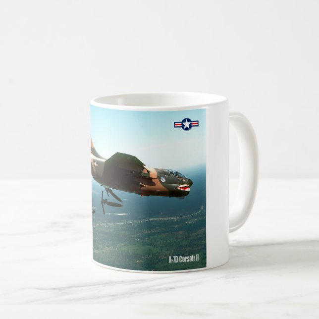 A-7D CORSAIR II KAFFEETASSE (VorderseiteRechts)