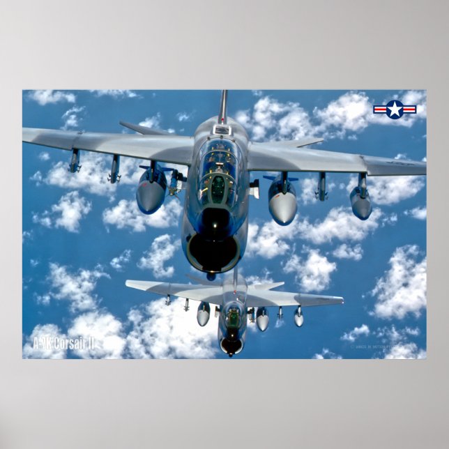 A-7K CORSAIR II POSTER (Vorne)