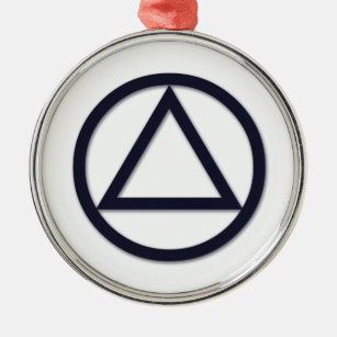 A.A. Symbol-Verzierung Ornament Aus Metall