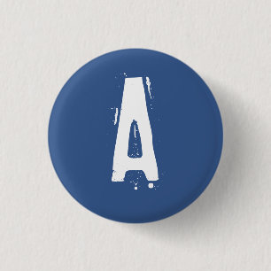 "A" Alphabet Collectible (#2) Button