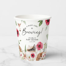 "A Baby Girl is Brewing" Nachmittagstee Babydusche