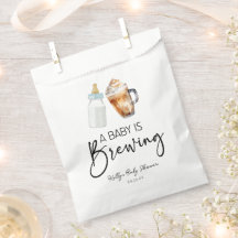 A Baby Is Brewing Bottle Coffee Glass Baby Shower
