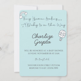 A Baby Is on the Way Baby Shower Einladung