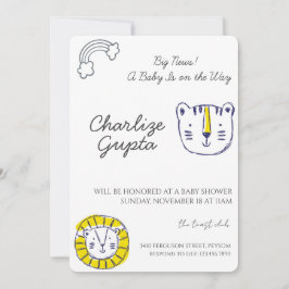 A Baby Is on the Way Baby Shower Einladung