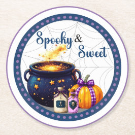 A Baby's Brewing Paper Coaster Runder Pappuntersetzer