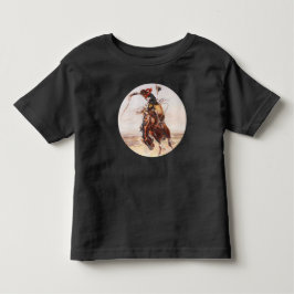 "A Bad Hoss" Bucking Bronco Kleinkind T-shirt