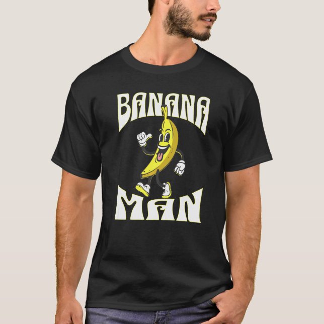 A Banana with a face arms legs and shoes Man T-Shirt (Vorderseite)